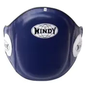 Windy Belly Protector Navy (S,M,L) Genuine leather Traing Boxing Muay Thai MMA
