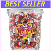 Iconic Spicy Cinnamon Atomic Fireballs - 4.05 lbs of Fiery Hard Candy Delights