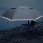 Outdoor Fishing Umbrella with Tilt Action Waterproof Fishing Umbrella with Tilt Brolly Shelter & Carry Bag Sunshade Umbrella for Fishing
