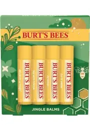 Burt’s Bees Jingle Balms - 4 balms with vitamin E & Peppermint