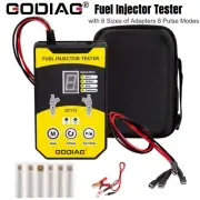 GODIAG GT113 Cars Fuel Injector Tester Fuel Injector Cleaner Kit 8 Pulse Modes