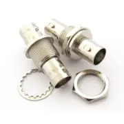 50pcs BNC Female Jack to BNC Female with nut bulkhead Straight Adapter Connector