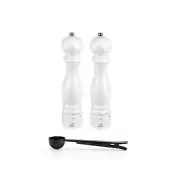 Peugeot Paris u'Select 6 Setting Manual Salt & Pepper Mill Set With Black Sta...