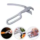 1 X Aluminum Pizza Pan Gripper For Lifting Hot Plate 20X16.5cm Aluminum Alloy