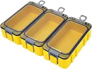 Tackle Boxes Fishing Storage Box Fishing Accessories Tool Box Fishing Bait(Yellow)