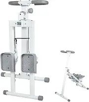 Foldable Stepper Climber, Home Stair Stepper, Vertical Climbing Exercise Machine, Suitable for Muscle Building, Weight Loss, Aerobic Training, Easy to Assemble and Store