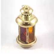 Nautical Oil Lantern Antique Brass Maritime Kerosene Lamp with Hanger
