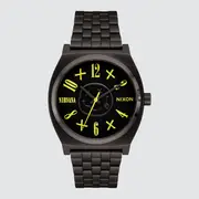 [Nixon] Nirvana Time Teller Smiley Black Nirvana Smiley Face