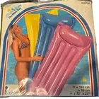 Vintage 1999 The Wet Set Intex Yellow Pool Lounge Water Swim Float 72”x27” New