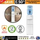 Water Cooler Heater Dispenser Stand Hot Cold Taps With 22L Filter Bottle