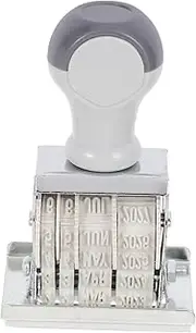 Parliky 2022-2033 Office Day Number Stamp DIY Craft Portable Date Roller Seal Server Stamp for Library Planner