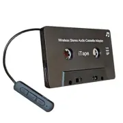 Cassette Adapter Car Bluetooth Audio Receiver Work While Charging Support TF