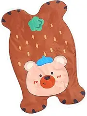 yuksok Pet Cooling Gel Mat Summer Cushion Cute Anti Scratch Playmat Portable Nest Dog Cooling Pad Sleeping Mat for Kitten Small Dogs, Brown