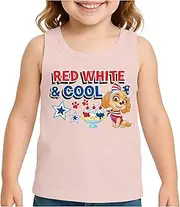 [Tstars] Skye Birthday Girl Tank Top | 2nd 3rd 4th 5th Birthday Gift for Toddler Paw Patrol Fans - Summer Sleeveless Shirt