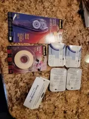 Lot Creative Memories Tape Runner Refills (4) Vellum Tape, Tape Pen, Blade Cart