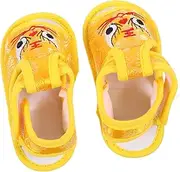 [Baluue] Newborn Tiger Shoes Soft Comfortable Sandals for Boy Girl Months Non Design Breathable and Supportive Fit for Boys and Decorative Shoes Yellow