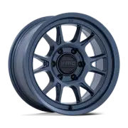 17X8.5 KMC KM729 RANGE 5X5.0 -10MM METALLIC BLUE