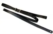 LM Black Leather Mandolin Strap