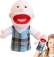 Family Member Plush Hand Puppet - Interactive Pretend Play Puppet for Theater Shows | Storytelling Plush Puppet with Movable Mouth for Girls and Boys | Perfect for Kids' Role Play & Education