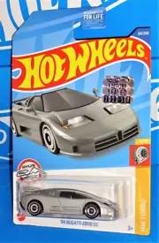 Hot Wheels Factory Set 2022 HW Turbo '94 Bugatti EB110 SS Silver Ryu's Rides