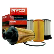Ryco Oil Air Fuel Filter Service Kit for Holden Trailblazer RG Colorado Z71 RG