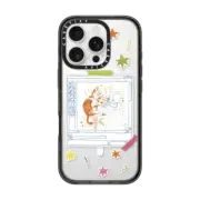 iPhone 16 Pro Impact Case MagSafe Compatible Hardworking Cat