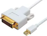 Astrotek 32AWG 20 Pins Mini DisplayPort DP to DVI Cable, White, 2 Meter