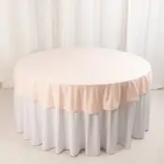 70" Blush Premium Scuba Round Tablecloth TABLECLOTH Wedding Table Linens Party