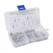 100Pcs Fasteners Hitch Pins Clip Retaining Pins Tractor Cotter Pins Spring Clip