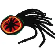 Men Women Novelty Dreadlocks Wig Hat Reggae Jamaican Crocheted Knitted Bea
