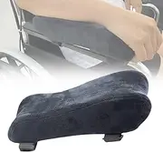 [EDWERD] Elderly Wheelchair Armrest Pad - Mobility Scooter Elbow Pillow Tray Soft Cushion Memory Foam Arm Stabilizer Accessories, 1PCS