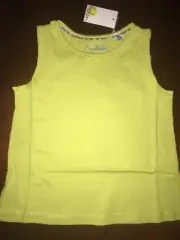 NWT 4/5 or 7/8 Mini Boden Zesty Lemon Top Flutter Sleeves Tank Top