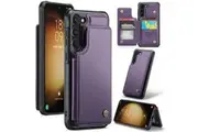 Samsung Galaxy S24 FE CaseMe C22 Rear Wallet Cover with Card Slots