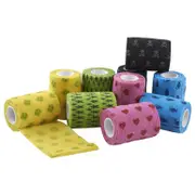 Kruuse Fun-Flex Pet Bandages Assorted Patterns 10cm (10 Rolls) | For Dogs/Cats/Horses