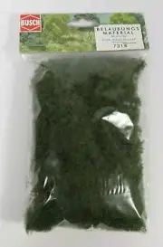 BNIB BUSCH 7318 MED GREEN FOAM FOLIAGE TREE SCATTER MODEL RAILWAY SCENERY OO N