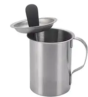 Basting Pot Set with Brush | Basting Pot with Brush for Cooking | BBQ Basting Pot and Brush Set, Multifunctional Cooking Grill Accessories