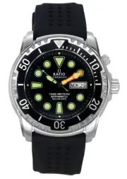 Ratio FreeDiver Automatic Black Dial Diver's Men's Watch 1068HA90-34VA-BLK-V02
