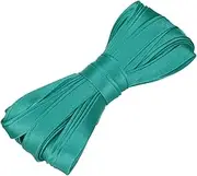 uxcell Double Fold Bias Tape for Sewing 2/5 Inch x 5.5 Yards Satin Pre-fold Continuous Binding Tape for Seaming Quilting Hemming Binding DIY Crafts, Fruit Green