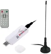 TV Stick Receiver Sunzimeng USB 2.0 DVB-T Stick with Remote Control & FM Radio Function, Support H.264 (MPEG 4) & MPEG 2 Encoding