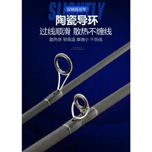 岸拋 遠投 路亞竿 MH/H 雙竿稍 碳素釣魚竿 岸拋鐵板竿 路亞竿 遠投竿 海鱸竿 青物竿 鮁魚竿 雷強竿 多魚釣具