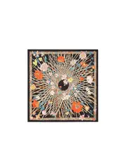 Printed square scarf One size Nude