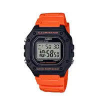 在飛比找ETMall東森購物網優惠-CASIO 卡西歐 W-218H 復古方型LED多功能防水電