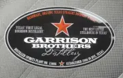 2 GARRISON BROTHERS DISTILLERY Organic Texas Straight Bourbon Whiskey Sticker +2