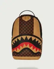 Sprayground Henny Hercules BackpackNew Brown Checker Bookbag School Bag