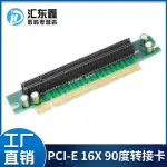 顯卡轉接卡 PCI-E 16X橫向轉接 90度轉向卡 1U機箱專用