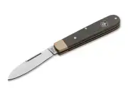 Boker Solingen Barlow Slip Joint Folding Knife 2.5" N690 Blade, Micarta