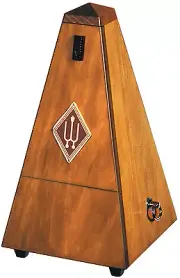 Wittner Wood Key Wound Metronome High Gloss Walnut Finish #803