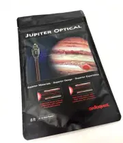 Audioquest Jupiter Optical 8ft Cable UL In-Wall Rated Fiber Optic Cable