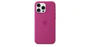iPhone 16 Pro Max Silicone Case with MagSafe — Fuchsia