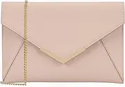 [DEXMAY DM] Dexmay Women Envelope Clutch Handbag Medium Saffiano Leather Foldover Clutch Purse